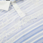 Coastline Stripe Long Sleeve Polo