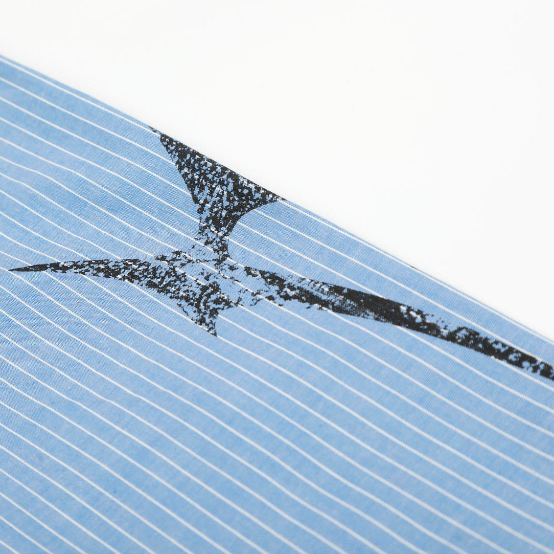Azure Crest Pinstripe Shirt