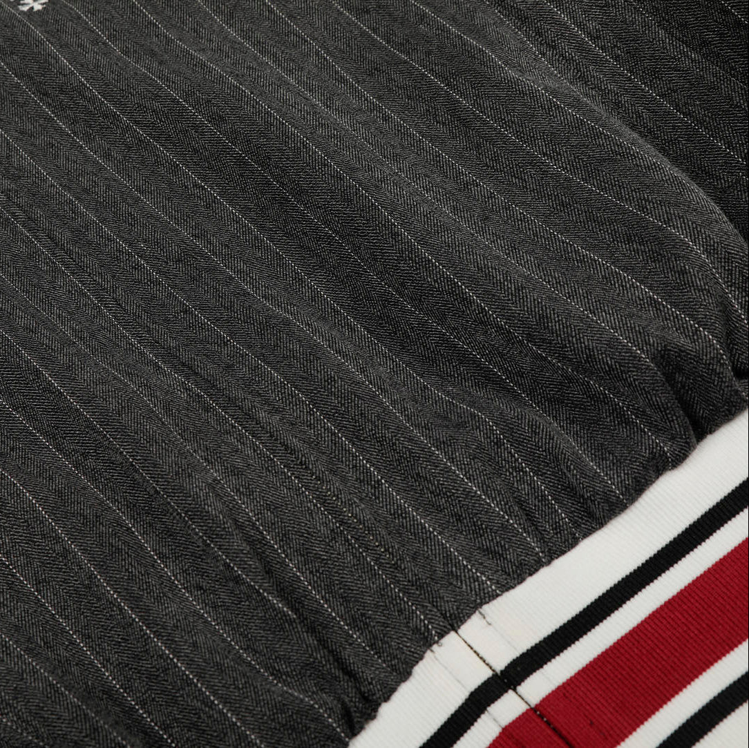 Varsity Pinstripe Track Jacket