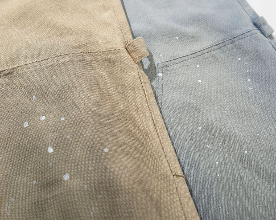 The Double Waist Carpenter Baggy Jeans