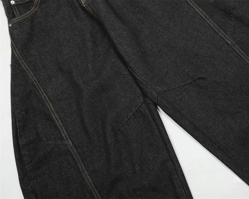 DualTone Curve Baggy Jeans