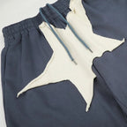Astral Patchwork Wide-Leg Sweatpants