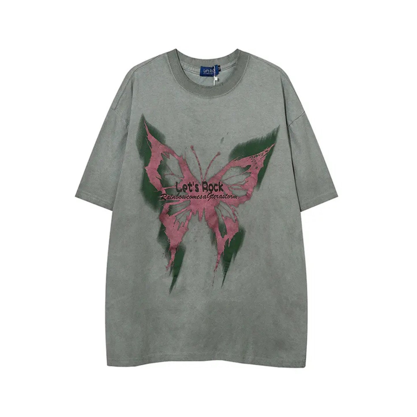 Let's Rock Butterfly T-shirt - h0neybear