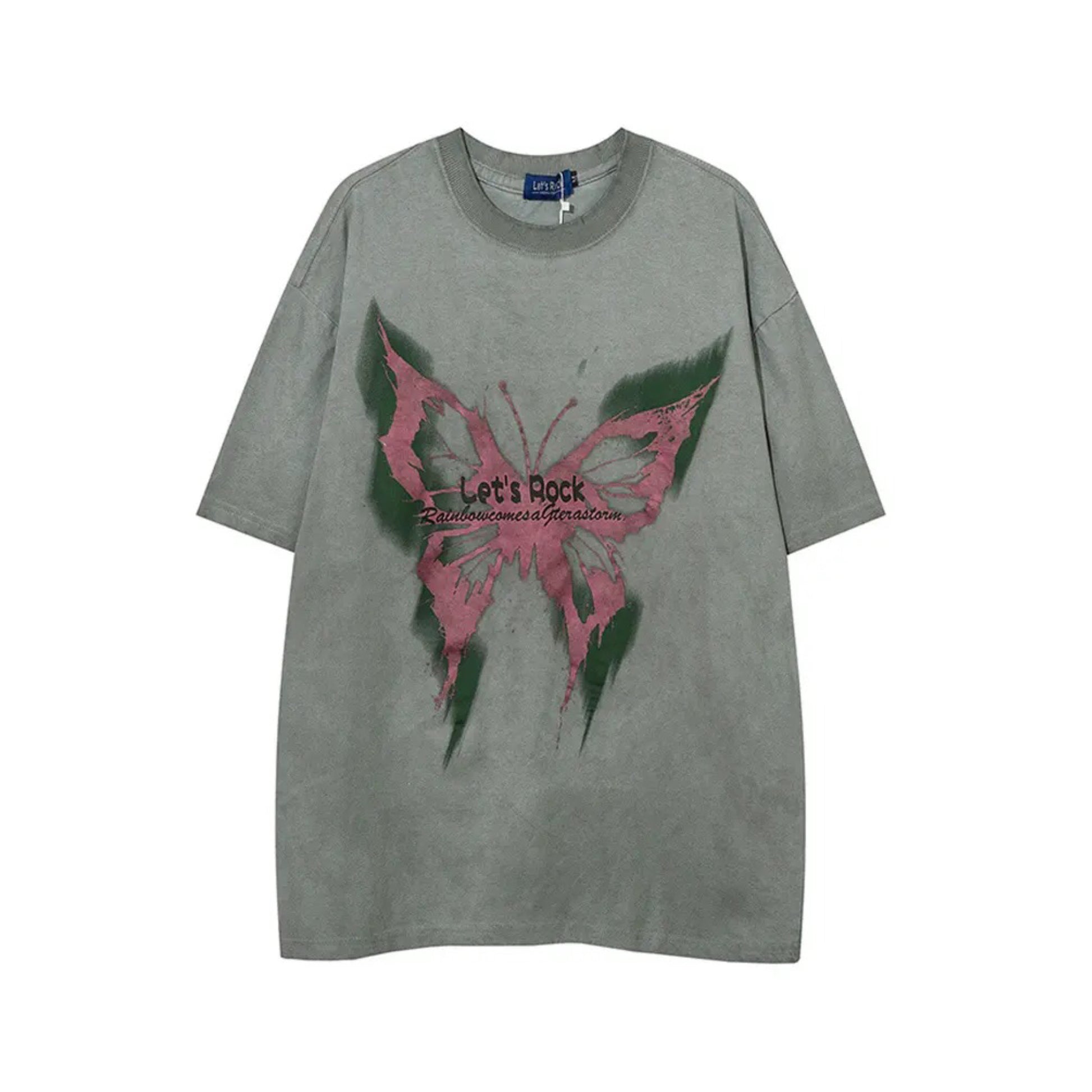 Let's Rock Butterfly T-shirt - h0neybear