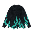 Flame Crest Fleece Sweater