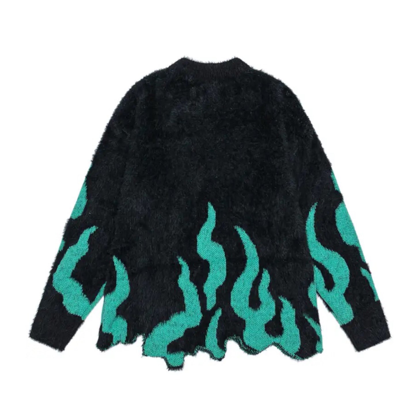 Flame Crest Fleece Sweater