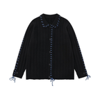 Artisan Whipstitched Collared Sweater