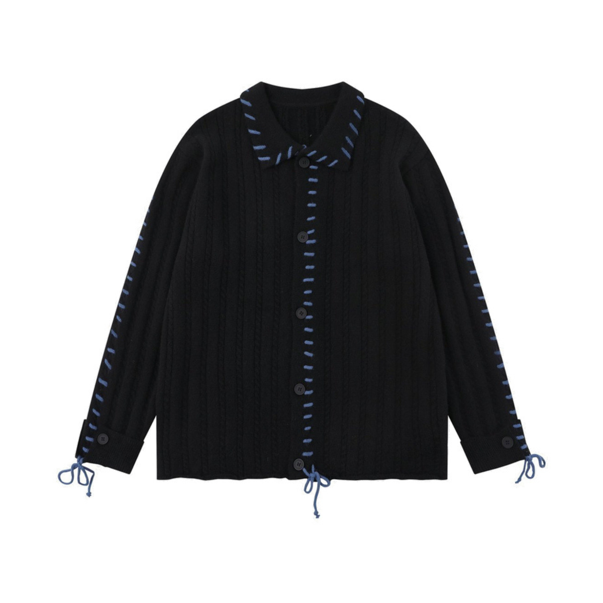 Artisan Whipstitched Collared Sweater