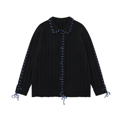Artisan Whipstitched Collared Sweater