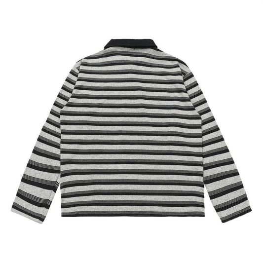 Retro Movement Striped Long Sleeve T-shirt - h0neybear