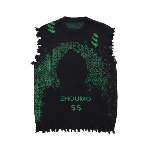 Zhoumo $$ Sweater Vest - h0neybear