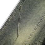 RetroPatch Denim Pants | Wide Leg Jeans for Men and Women