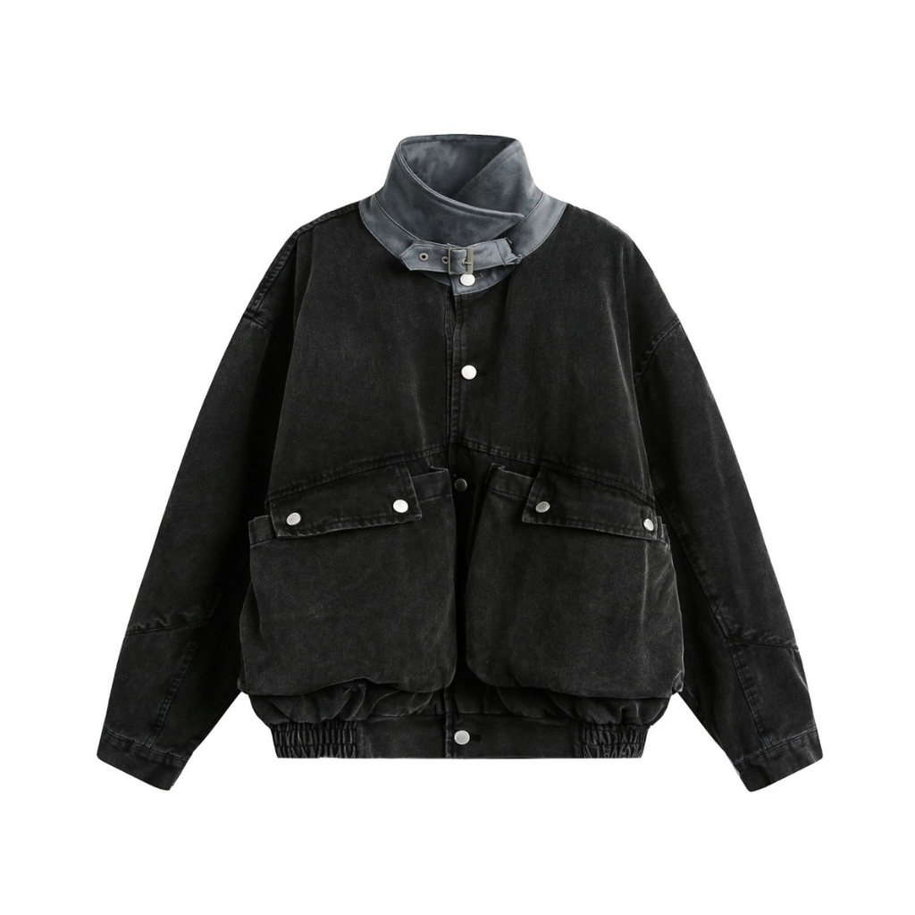 Buckle Collar Utility Jacket from h0neybear aka honeybear clothing