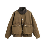 Buckle Collar Utility Jacket from h0neybear ka honeybear clothing