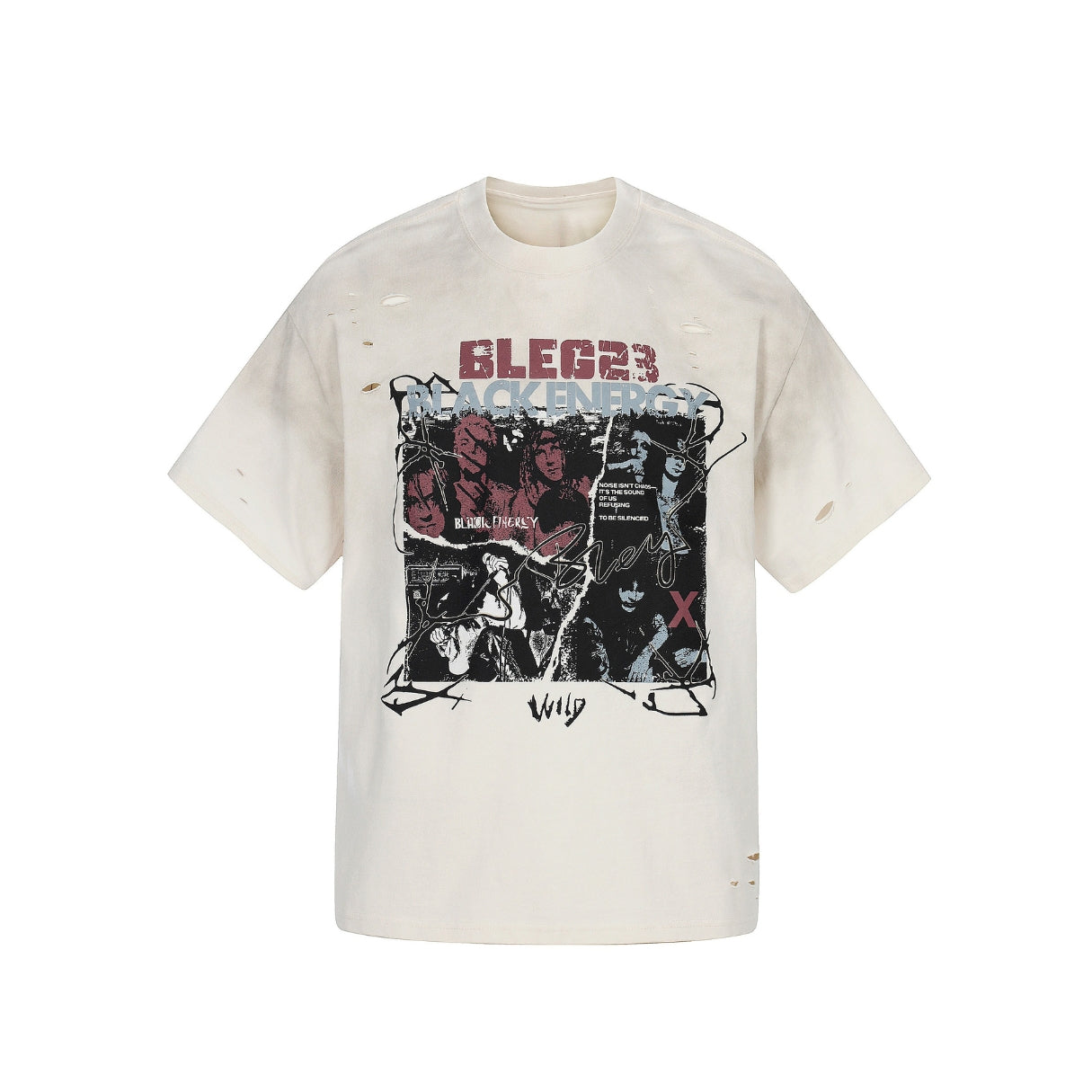 Burn Bright Distressed Graphic T-Shirt