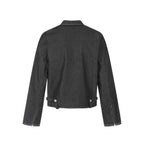 Circuit Contrast-Stitch Biker Jacket
