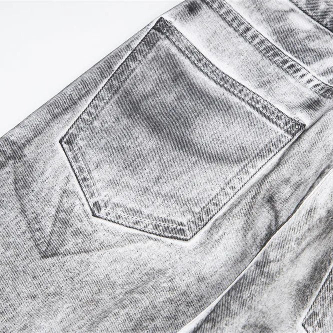 Cloud Wash Denim Pants | h0neybear