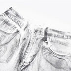 Cloud Wash Denim Pants | h0neybear