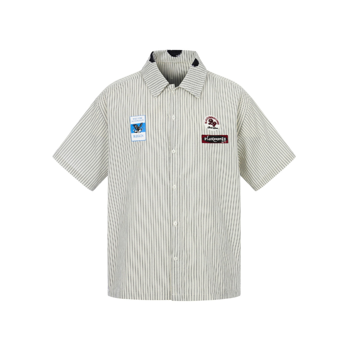 Driftmark Graphic Stripe Shirt | h0neybear