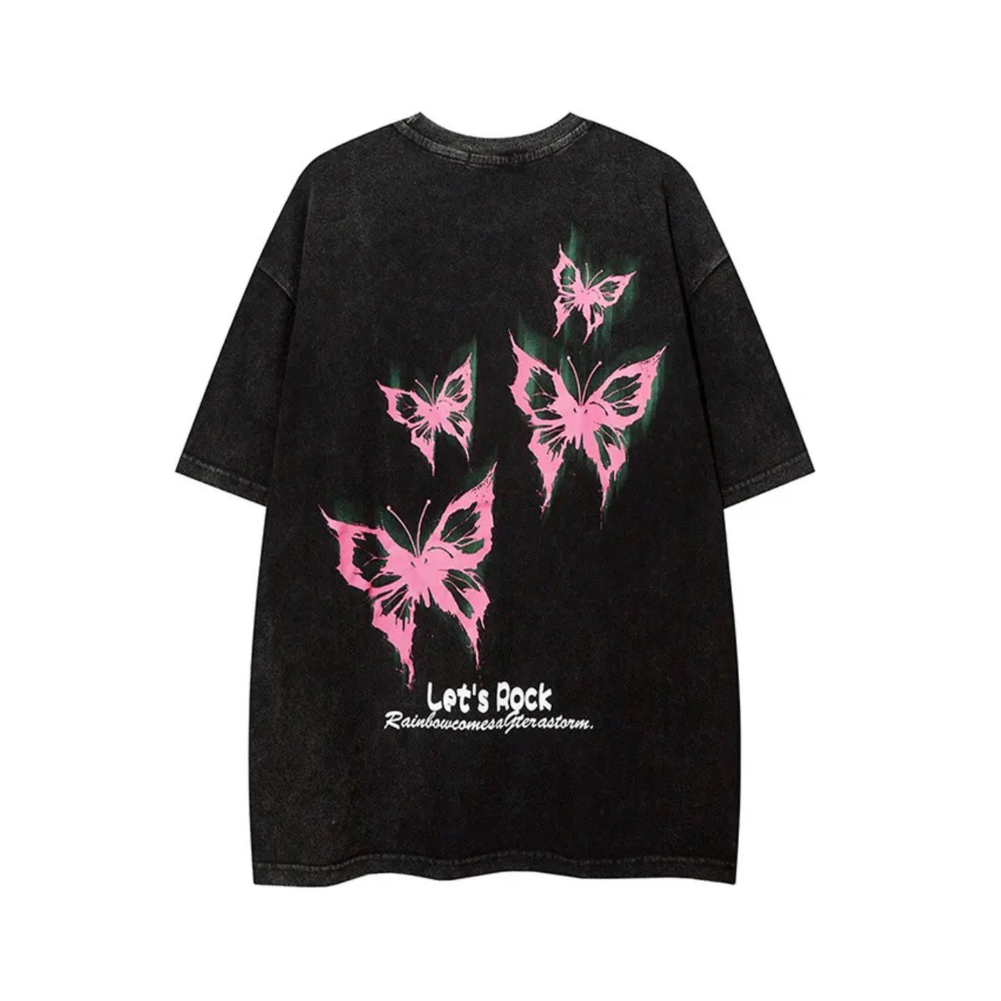 Let's Rock Butterfly T-shirt - h0neybear