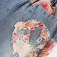 Lace Patchwork Denim Shorts