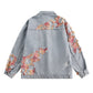 Lace Patchwork Denim Jacket - h0neybear