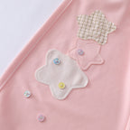 Pastoral Button-Cluster Baggy Sweatpants