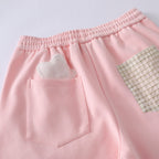 Pastoral Button-Cluster Baggy Sweatpants