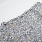 Static Ditsy Double-Waist Baggy Pants