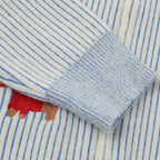 Playmate Striped Zip Sweater