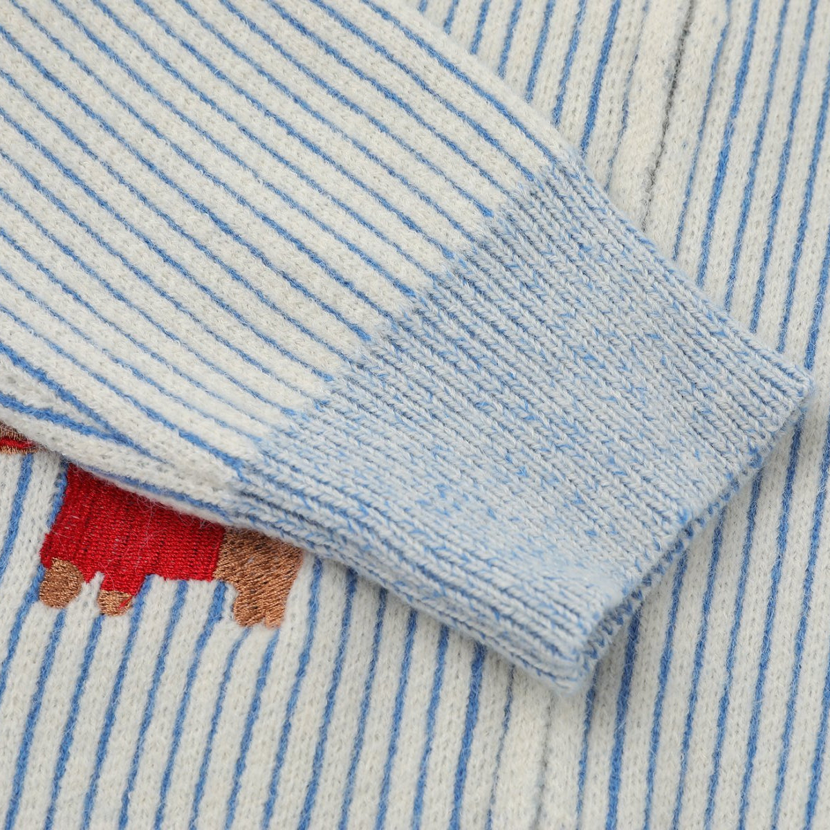 Playmate Striped Zip Sweater