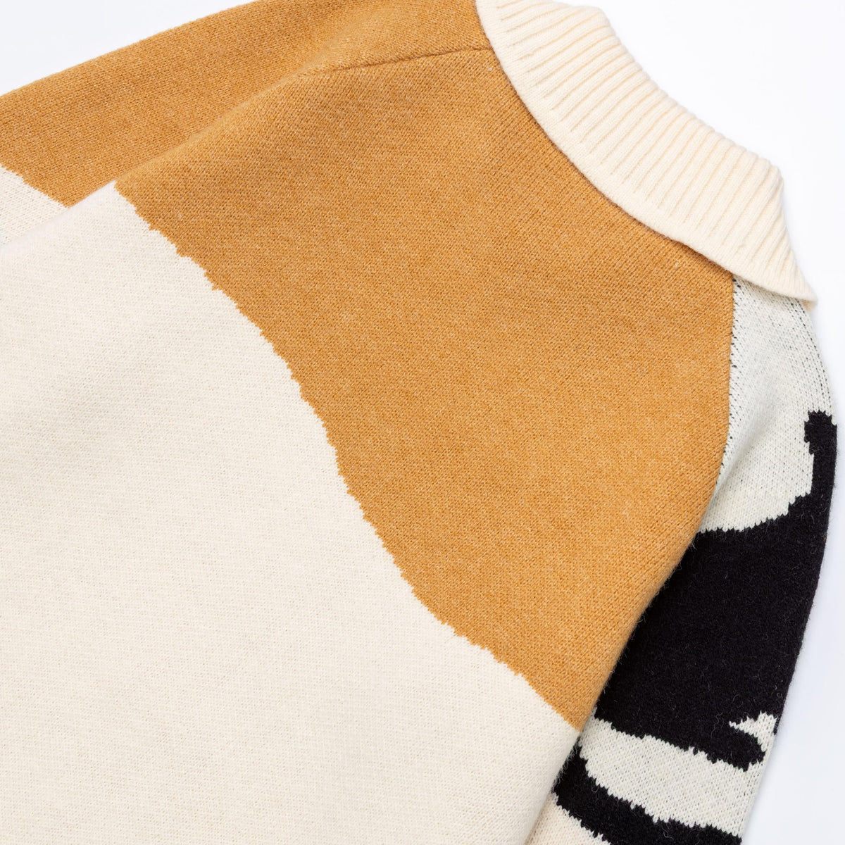Midnight Prowl Collared Knit Sweater