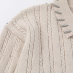 Artisan Whipstitched Collared Sweater