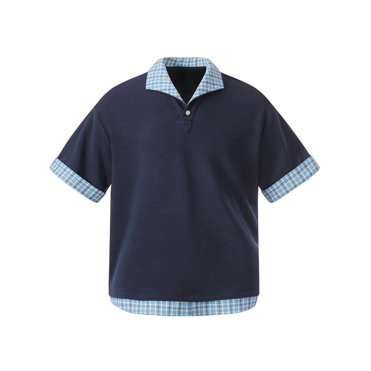 Harbor Plaid Polo T-Shirt