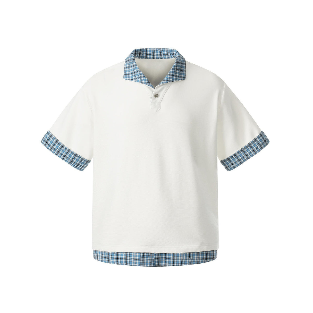Harbor Plaid Polo T-Shirt
