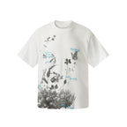 Hollow Bloom Graphic T-Shirt