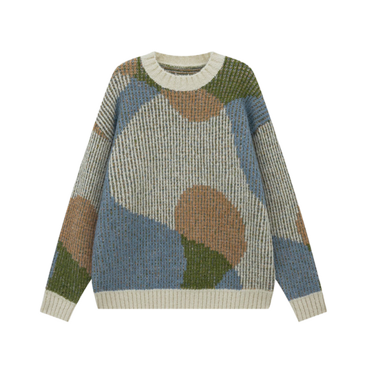 Abstract Blend Knitted Sweater