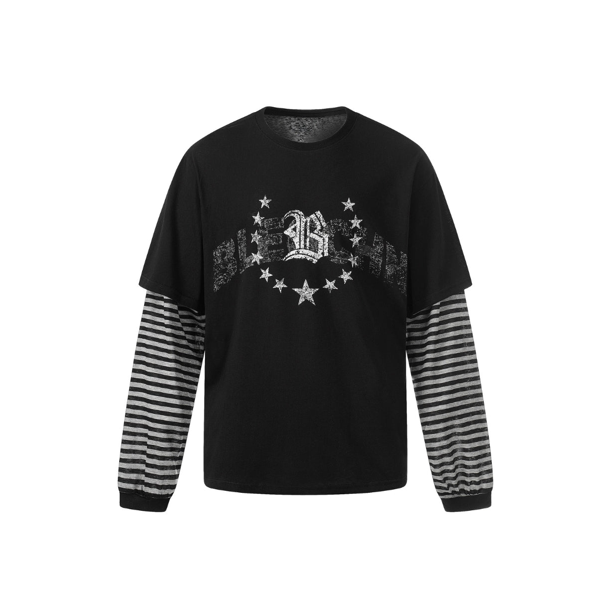 Midnight Striped Layered Tee