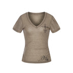 Moonthorn Cross V-Neck Top