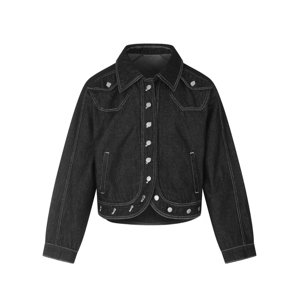 Outlaw Scalloped Denim Jacket
