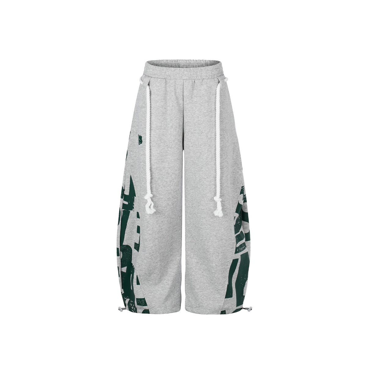 Overpass Stencil Print Balloon Sweatpants