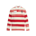 Oxford Stripe Long Sleeve Polo