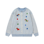 Playmate Striped Zip Sweater
