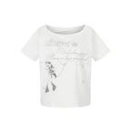 Rebel Verse Off-Shoulder Top