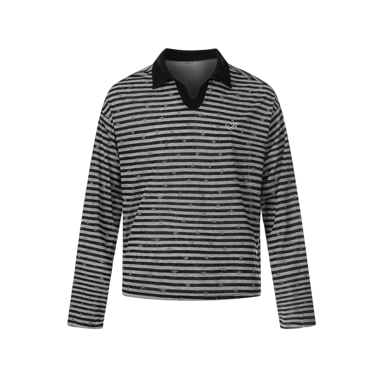 Starlight Stripe Polo Long Sleeve