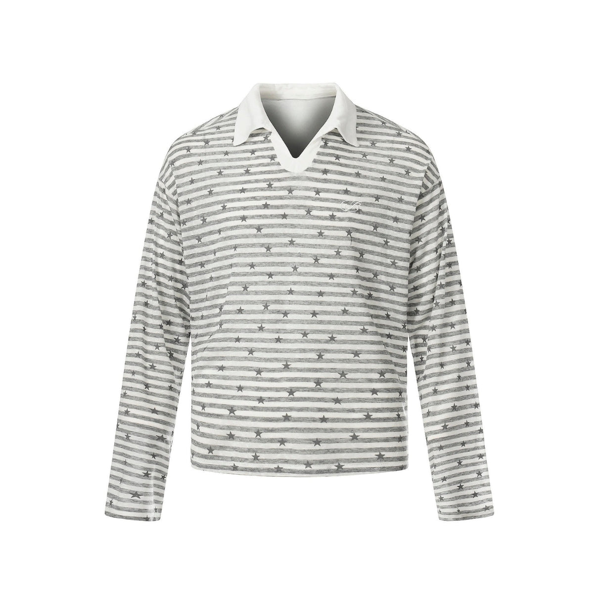 Starlight Stripe Polo Long Sleeve