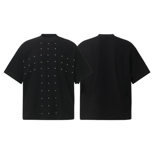 Studded Cross Waffle Tee