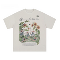 T-shirt with fairy and floral design on a white background
