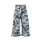 Urban Blue Cam Wide Jeans - h0neybear