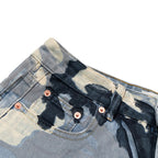 Urban Blue Cam Wide Jeans - h0neybear